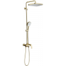 Душевая стойка со смесителем GAPPO G28-3 сатин золотой G2428-3