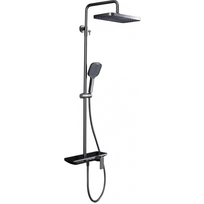 Душевая стойка со смесителем GAPPO Оружейная сталь G2496-19