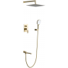 Душевой комплект GAPPO G17-3 сатин золотой G7117-3