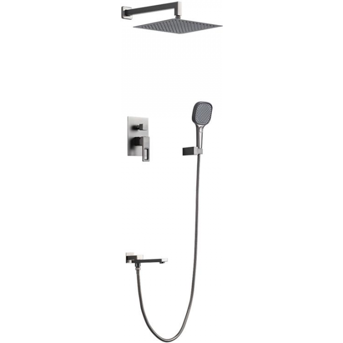 Душевой комплект GAPPO G17-9 оружейная сталь G7117-9