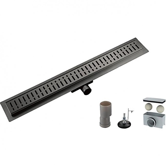 Душевой трап GAPPO , 70*500 мм, оружейная сталь G85007-39