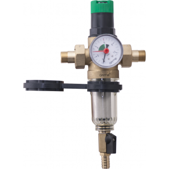 Фильтр со встроенным редуктором давления поршневого типа для холодной воды GAPPO G1412.05 3/4" Фильтр со встроенным редуктором давления поршневого типа для холодной воды GAPPO G1412.05 3/4"