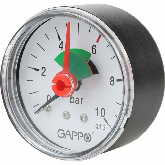 Манометр аксиальный GAPPO с указателем предела 10 G1471.10