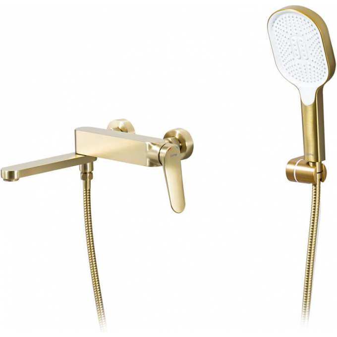 Смеситель для ванны GAPPO G10-3 сатин золотой G3210-3