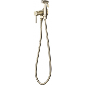 Смеситель с гигиеническим душем GAPPO G06-3 G7206-3 сатин золотой