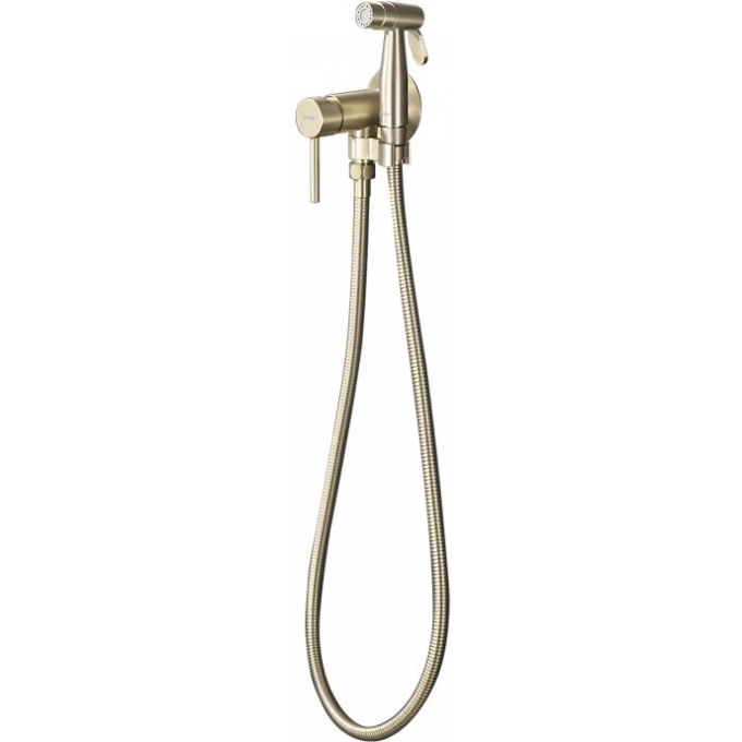 Смеситель с гигиеническим душем GAPPO G06-3 сатин золотой G7206-3