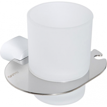 Стакан для ванной GAPPO G309 G30906-8 белый/хром